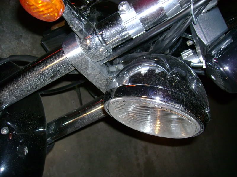 DIY Install an aftermarket Headlight on a VZ800 Total Motorcycle